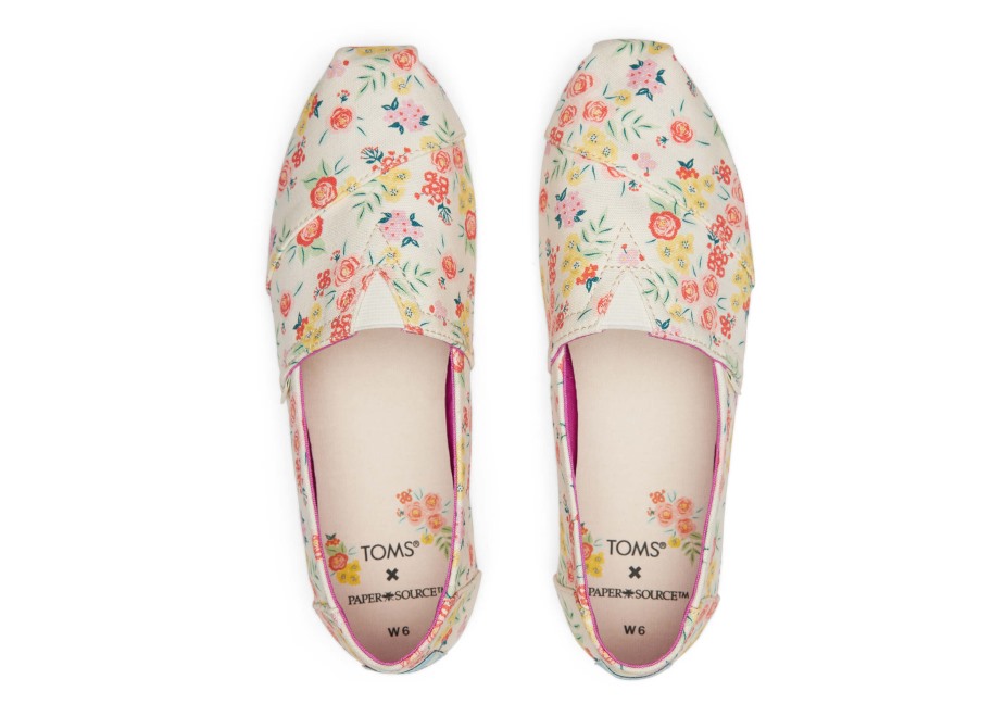 Toms Alpargata Kağıt Kaynağı çiçek