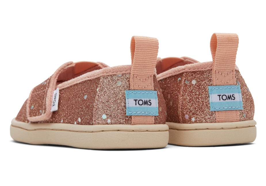 Toms Parıltılı Alpargata Gül Altın
