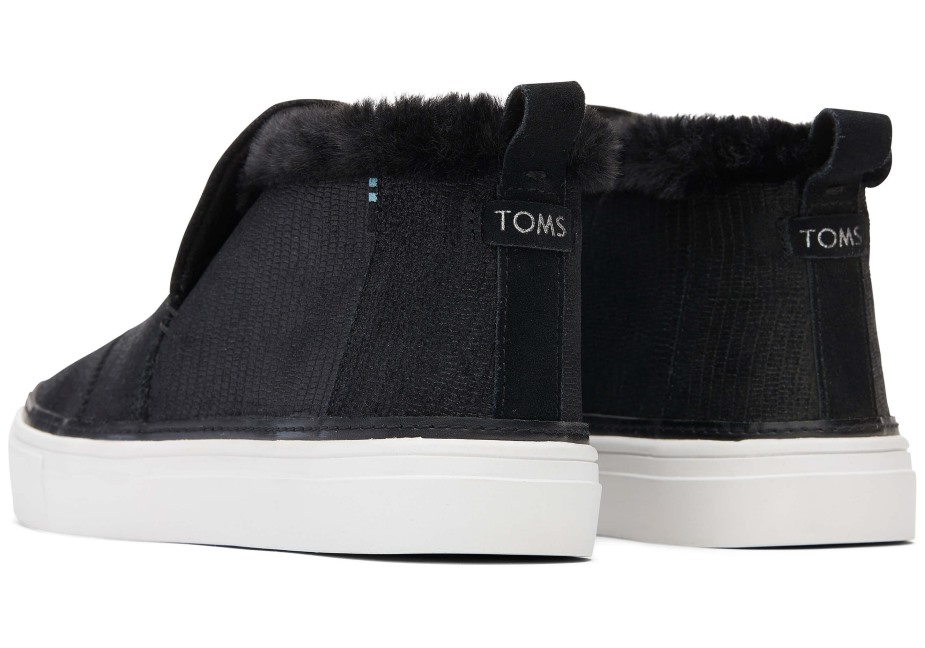 Toms Paxton Siyah Deri Kertenkele üzerinde Kayma