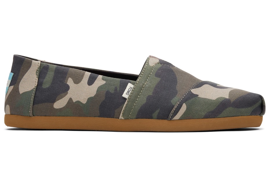 Toms Alpargata Ormanlık Kamuflaj Yeşili