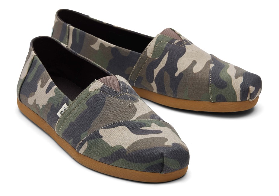 Toms Alpargata Ormanlık Kamuflaj Yeşili
