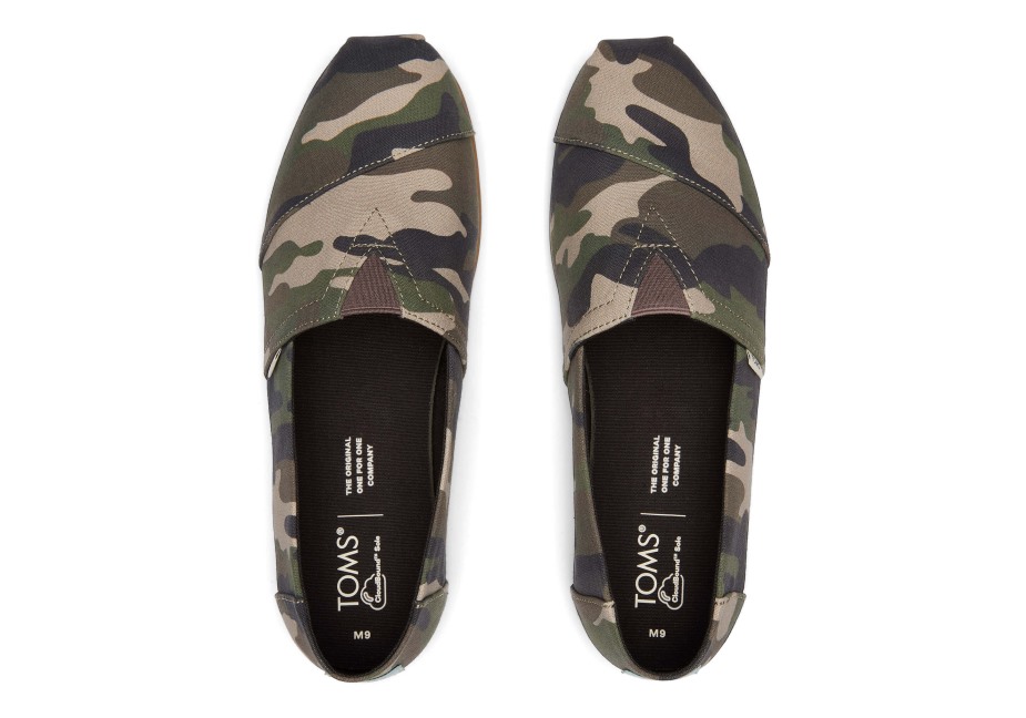 Toms Alpargata Ormanlık Kamuflaj Yeşili
