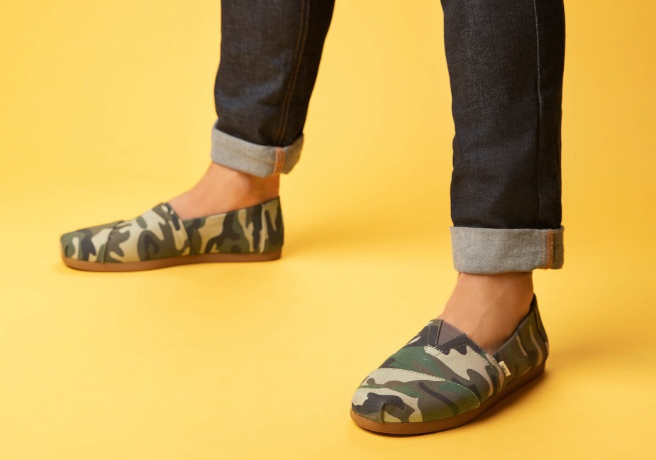 Toms Alpargata Ormanlık Kamuflaj Yeşili