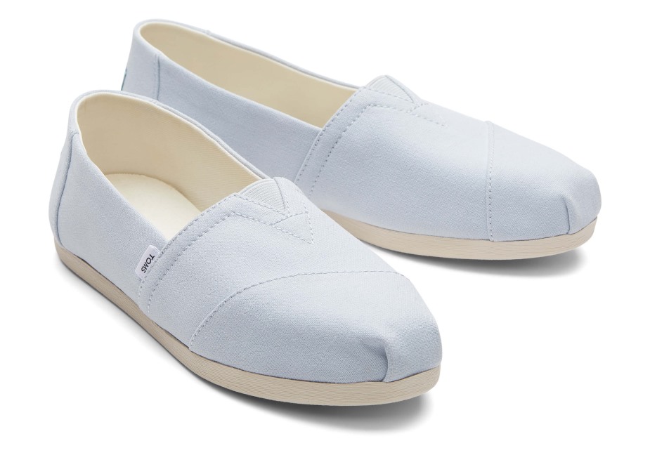 Toms Keten Krep Espadril Mavi Krep