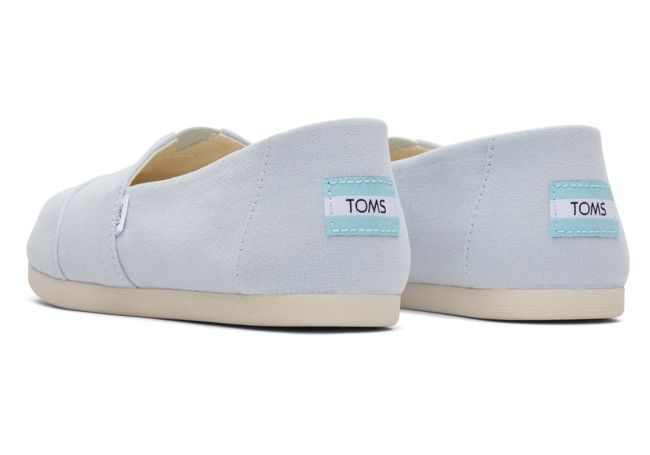 Toms Keten Krep Espadril Mavi Krep