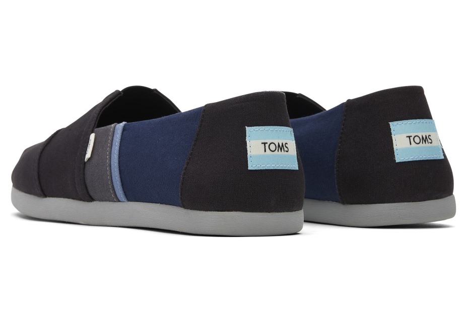 Toms Alpargata Renk Bloğu Siyah-lacivert