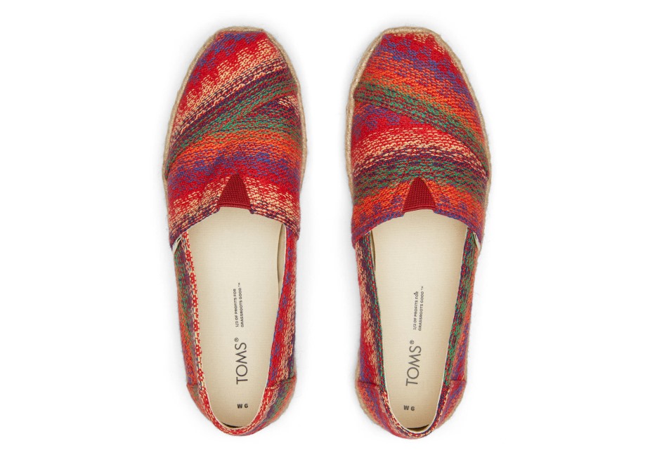 Toms Espadrille Espadril Pembe çoklu