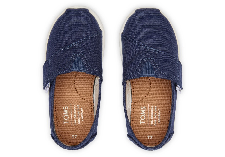 Toms Espadrille Kanvas Lacivert
