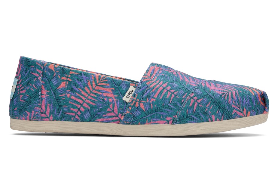 Toms California Avuç Içi Alpargata Gün Batımı Palmiye