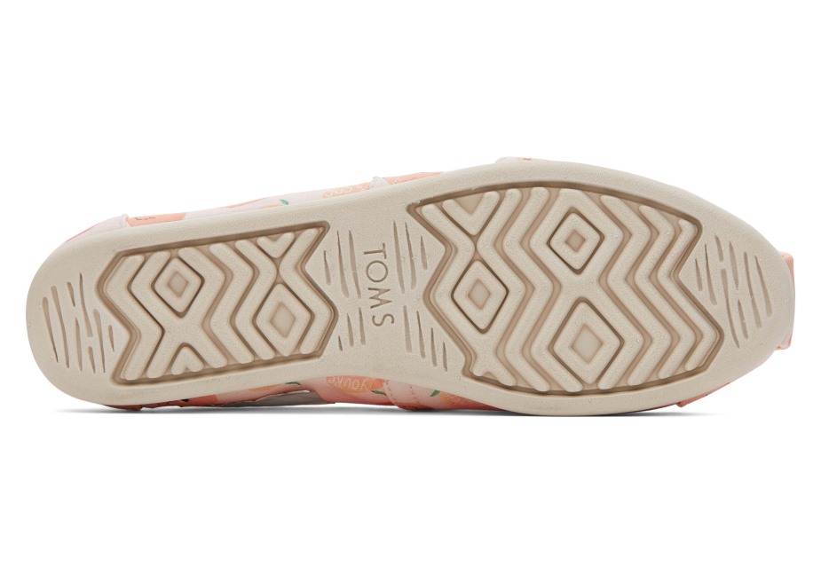 Toms California Avuç Içi Alpargata Gün Batımı Palmiye