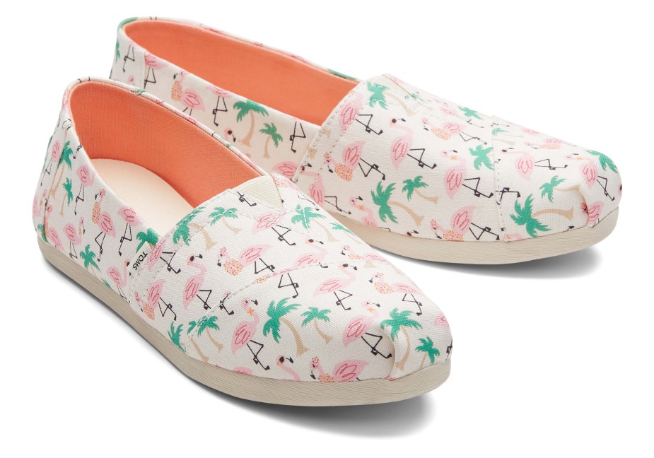 Toms Flamingo Alpargata Hafif Kum