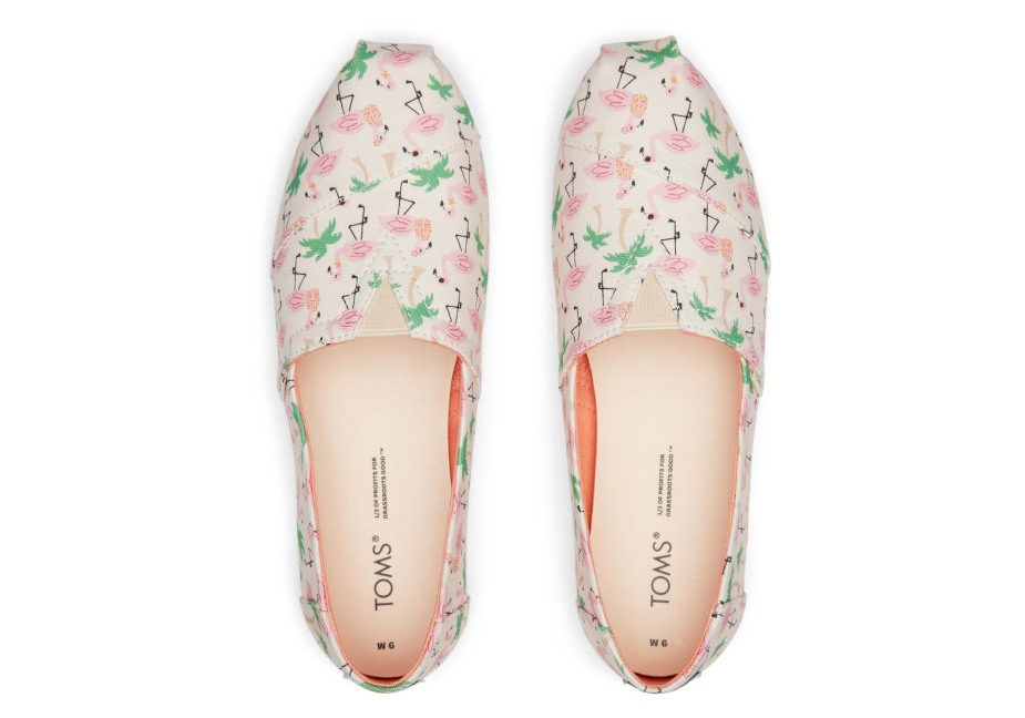 Toms Flamingo Alpargata Hafif Kum