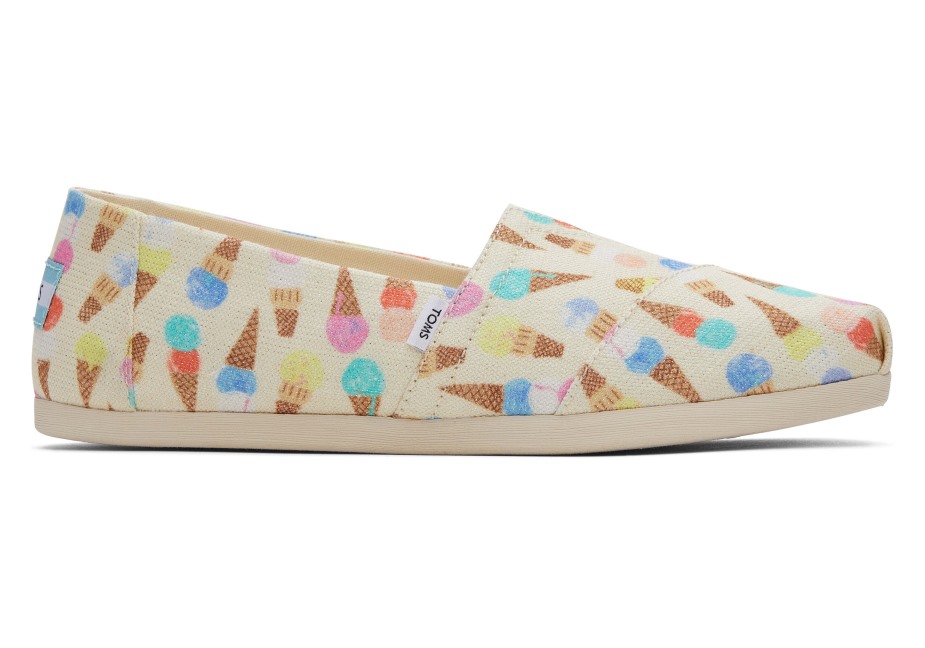 Toms Dondurma Alpargata Doğal Parıltı