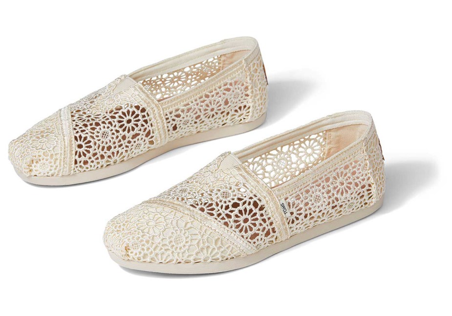 Toms Alpargata Fas Tığ Işi Doğal