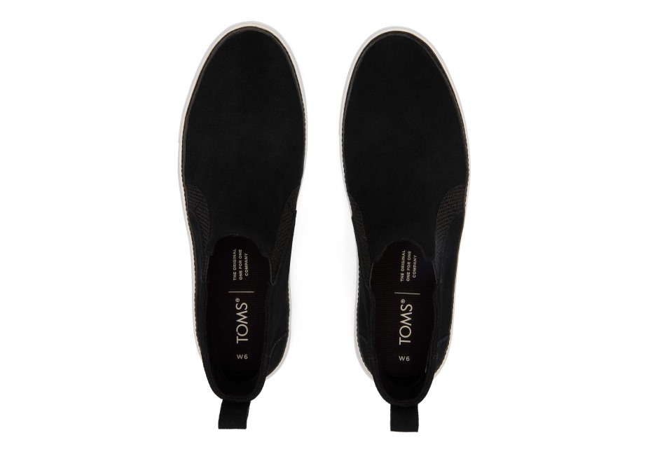 Siyah üzerine Toms Bryce Slip