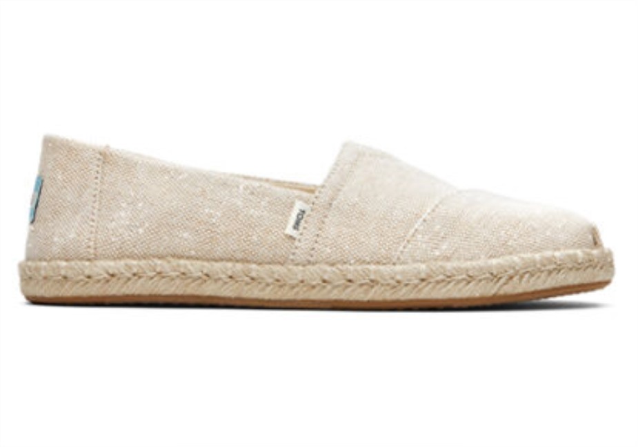 Toms Metalik Espadrille Alpargata Altın Metalik