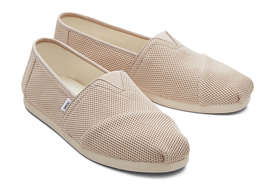 Toms Espadrilles örgü Oxford Bronzluk