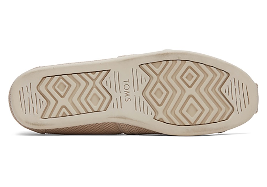 Toms Espadrilles örgü Oxford Bronzluk