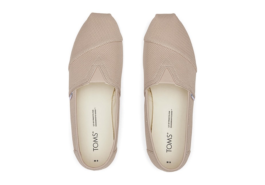 Toms Espadrilles örgü Oxford Bronzluk