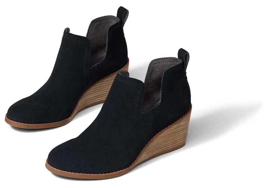 Toms Kallie Dolgulu Patik Siyah
