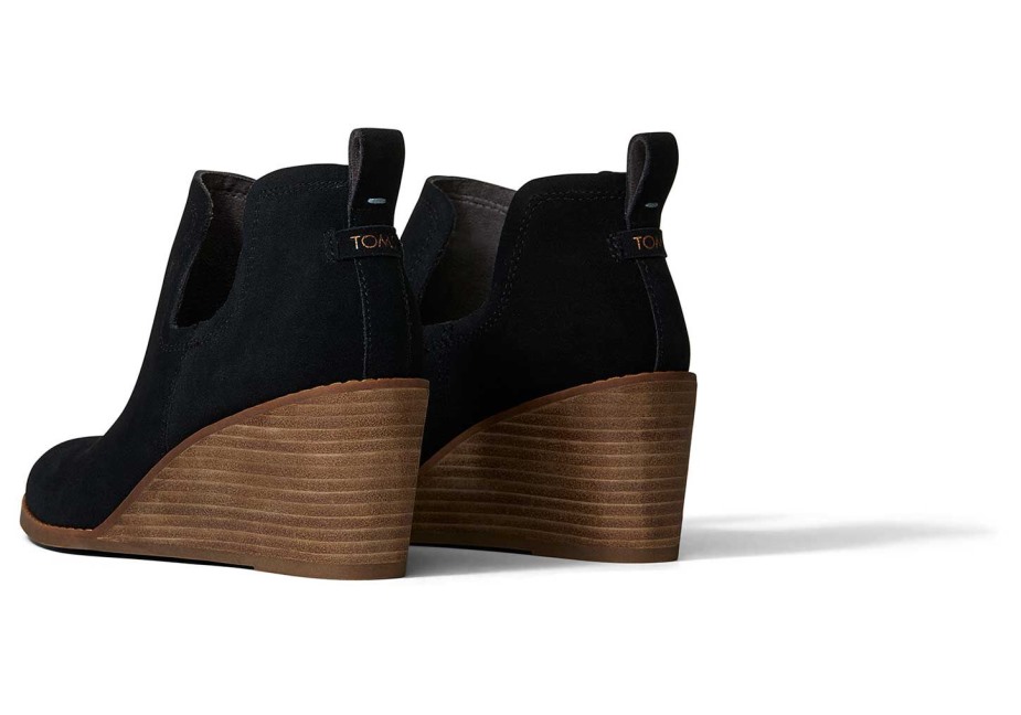 Toms Kallie Dolgulu Patik Siyah