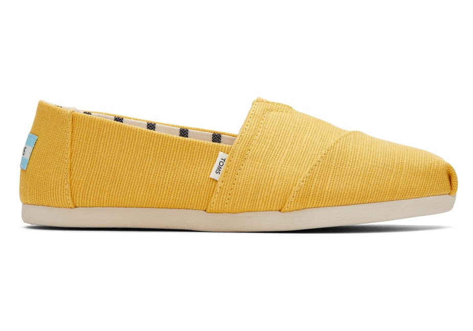 Toms Sarı Alpargata Kadife çiçeği
