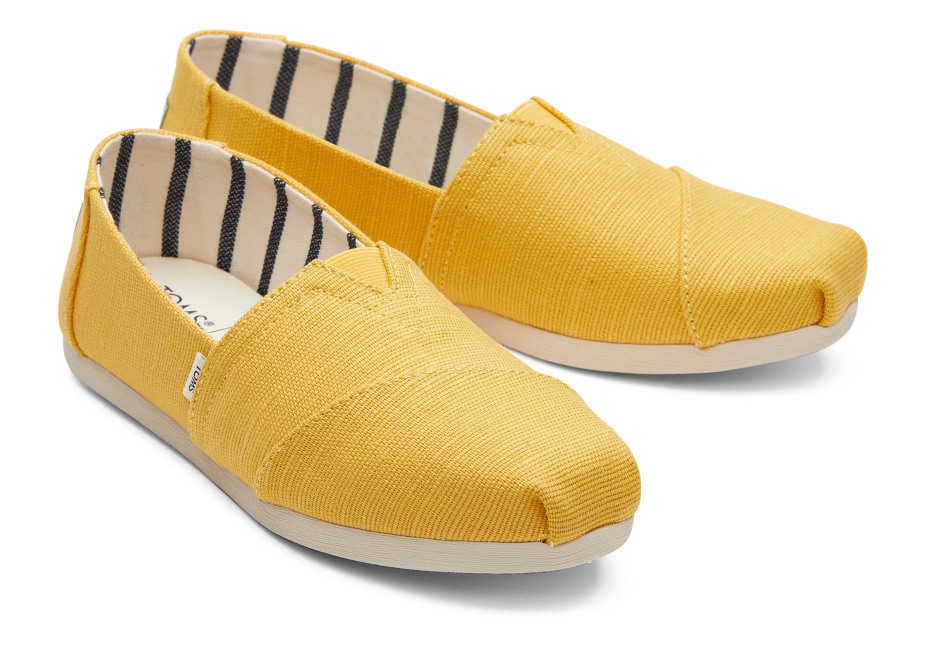 Toms Sarı Alpargata Kadife çiçeği