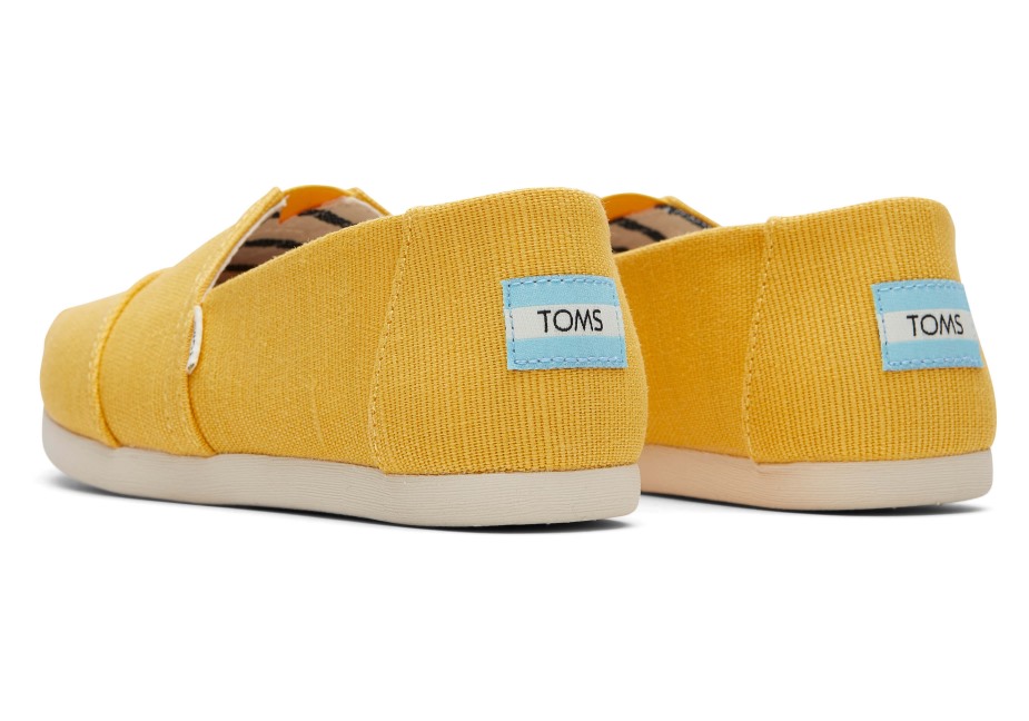 Toms Sarı Alpargata Kadife çiçeği