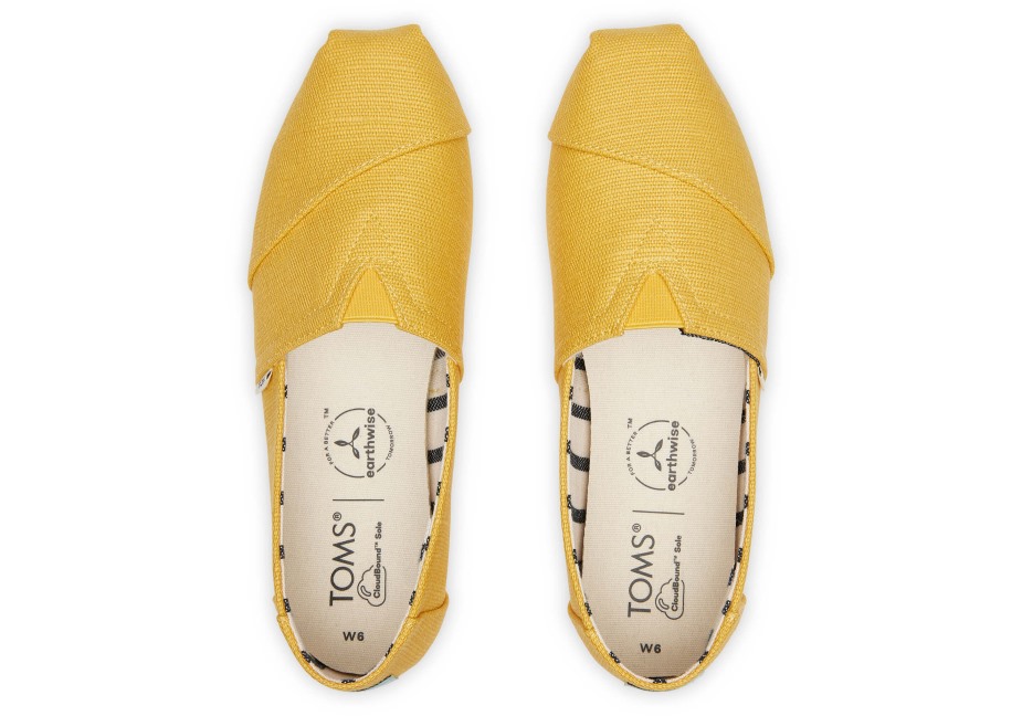 Toms Sarı Alpargata Kadife çiçeği