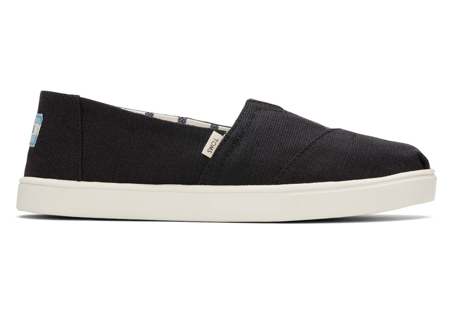 Toms Alpargata çanak Taban Kayması Siyah