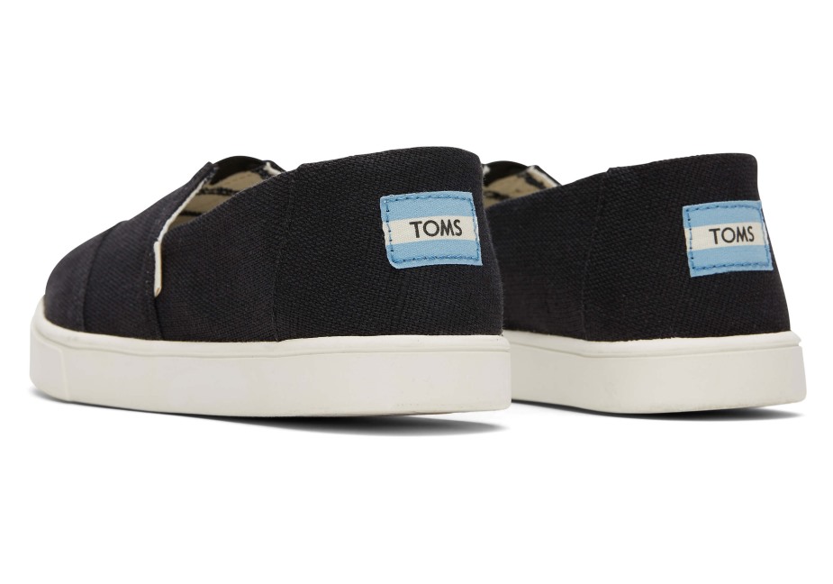 Toms Alpargata çanak Taban Kayması Siyah