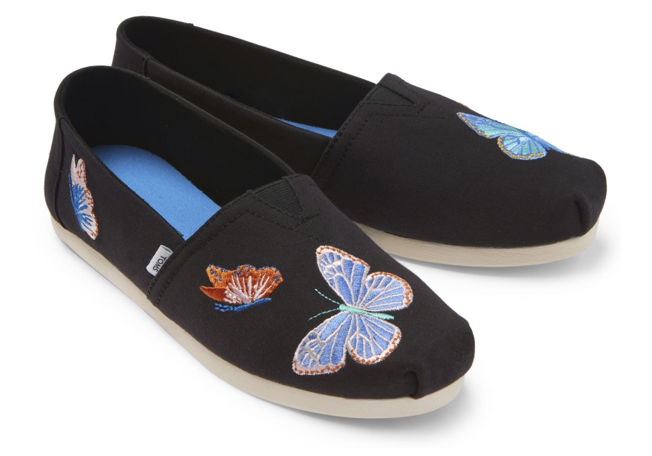 Toms Alpargata Kelebek Siyah