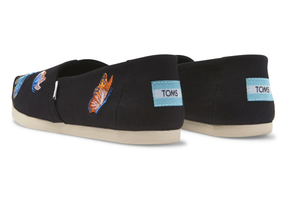 Toms Alpargata Kelebek Siyah