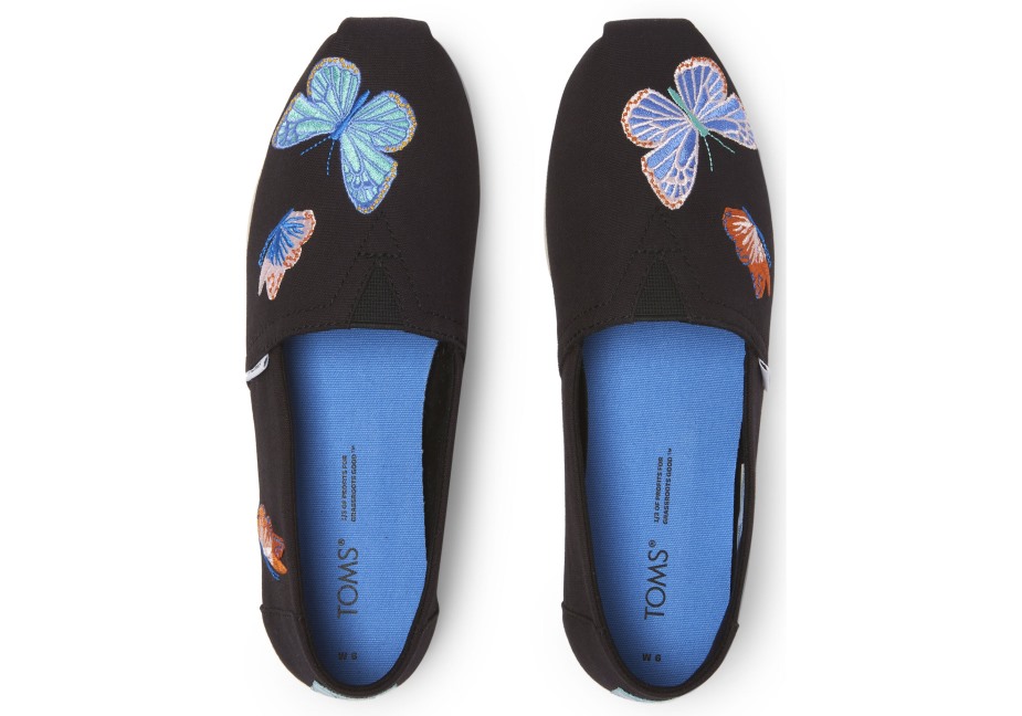 Toms Alpargata Kelebek Siyah