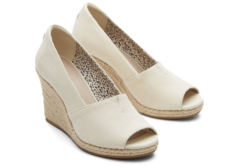 Toms Michelle Dolgu Topuk Doğal
