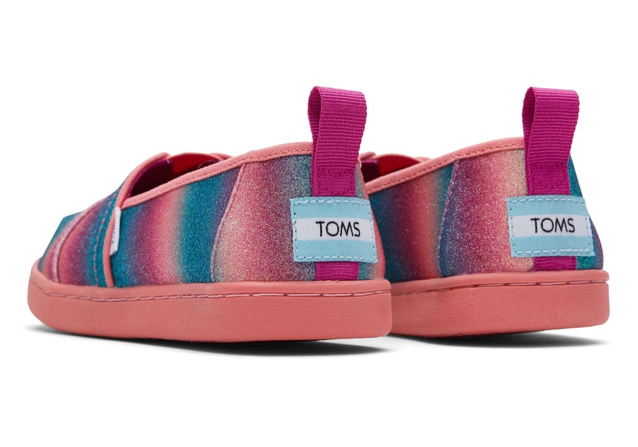 Toms Gençlik Alpargata Parıltılı Pembe Degrade