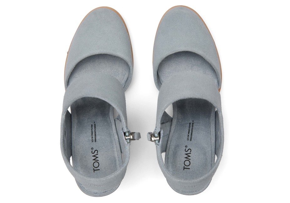 Toms Majorca Kapalı Burun Sandal Taşı Gri