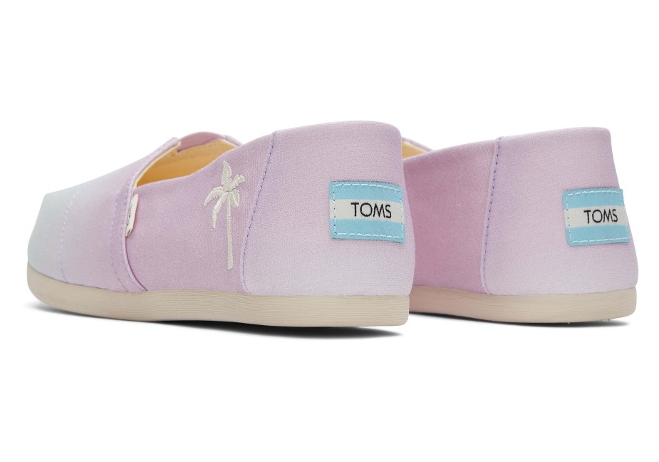 Toms Espadrille Ombre Palmiye Ağacı Leylak Ombre