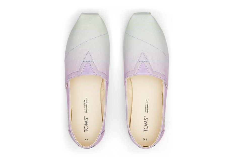 Toms Espadrille Ombre Palmiye Ağacı Leylak Ombre