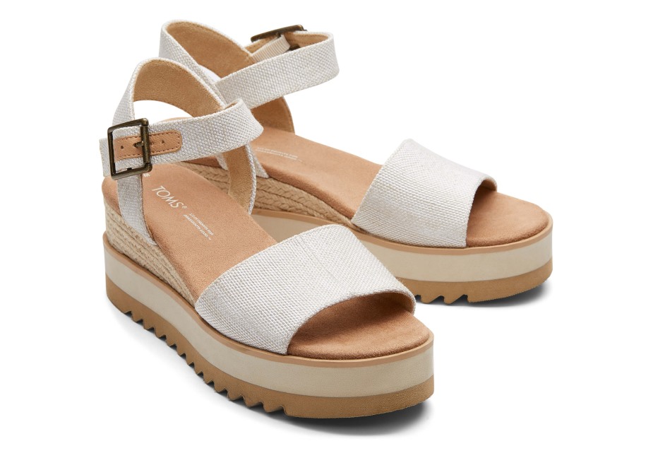 Toms Diana Kama Sandal Doğal
