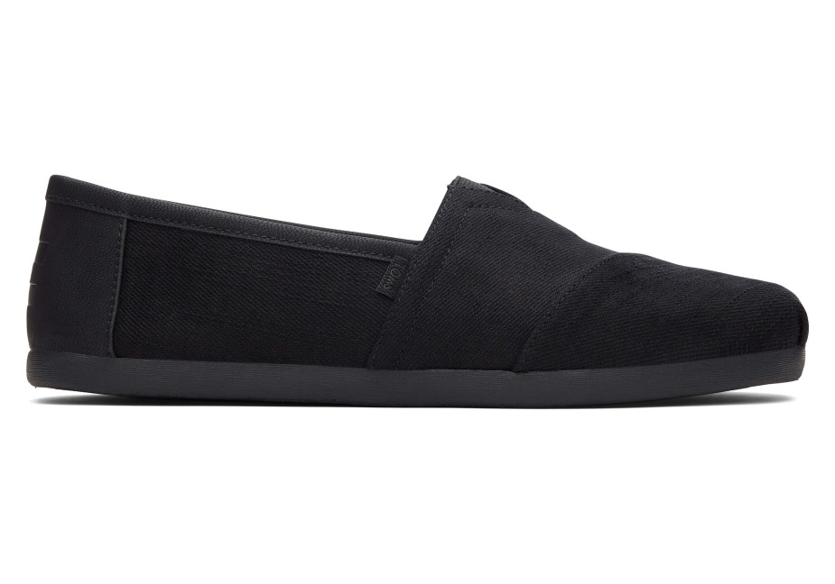 Toms Alpargata Sentetik Kaplama Siyah-siyah
