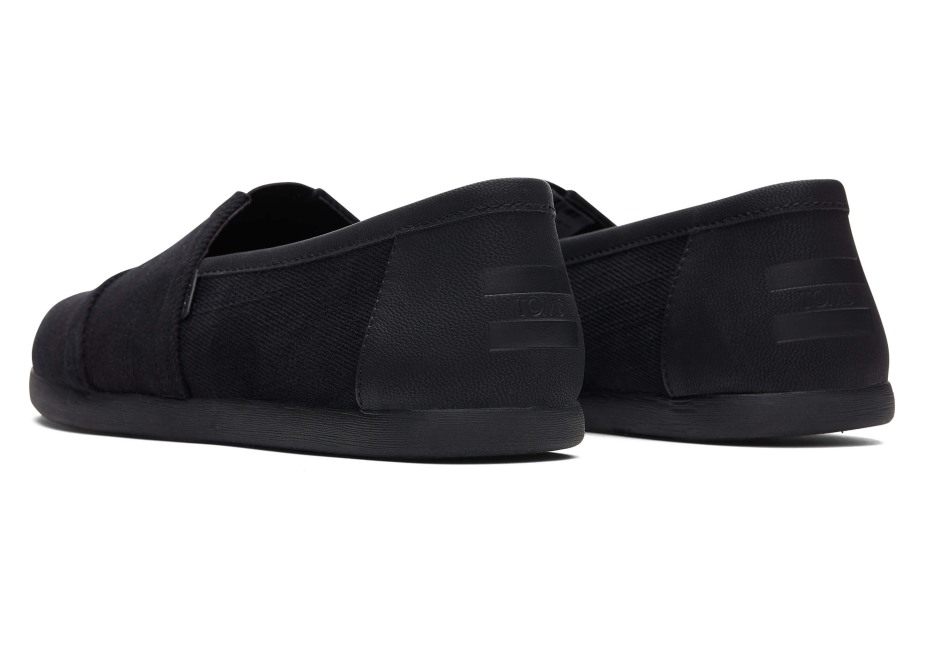 Toms Alpargata Sentetik Kaplama Siyah-siyah