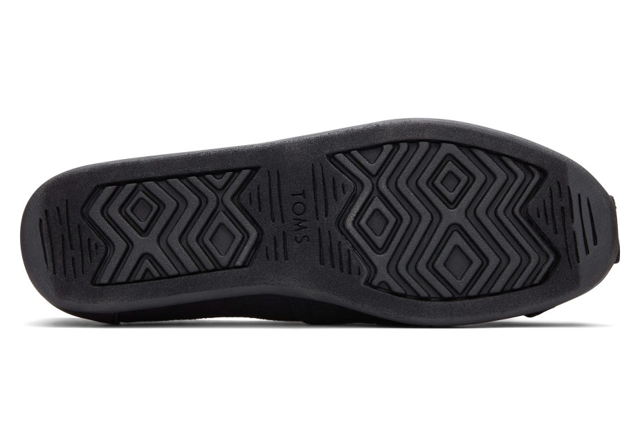Toms Alpargata Sentetik Kaplama Siyah-siyah