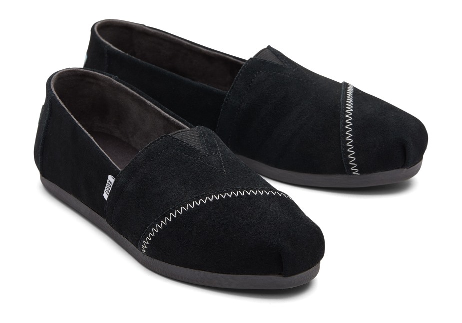 Toms X Krost Alpargata Süet Siyah