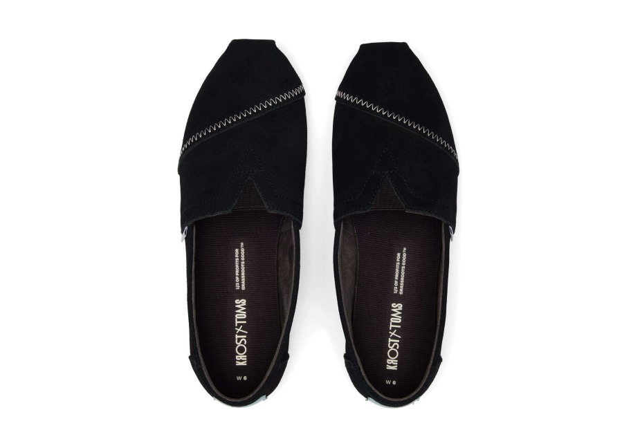 Toms X Krost Alpargata Süet Siyah