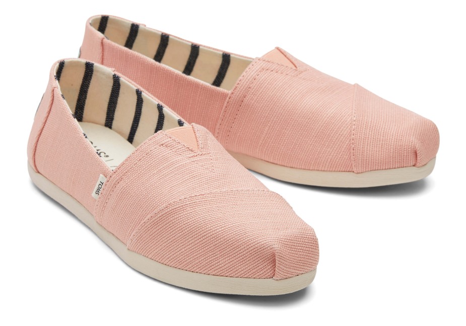 Toms Pembe Alpargata Tozlu Pembe