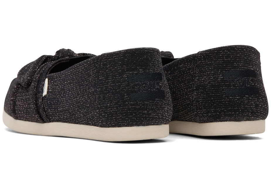 Toms Alpargata Parıltı Siyah Parıltı