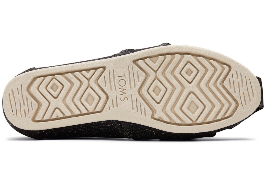 Toms Alpargata Parıltı Siyah Parıltı