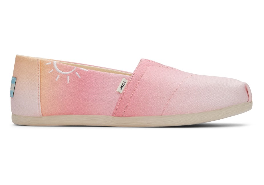 Toms Espadrille Ombre Güneş Pembe Ombre