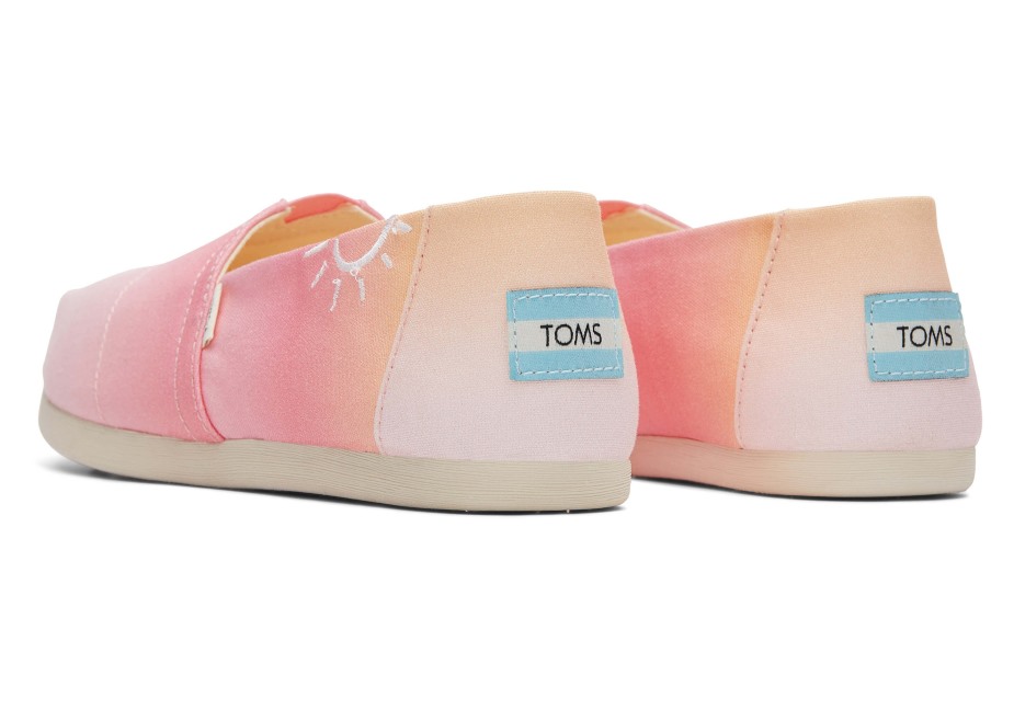 Toms Espadrille Ombre Güneş Pembe Ombre